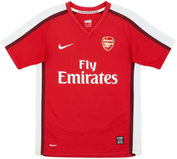2008-10 Arsenal Home Shirt Fabregas #4 - 7/10 - (M.Boys)
