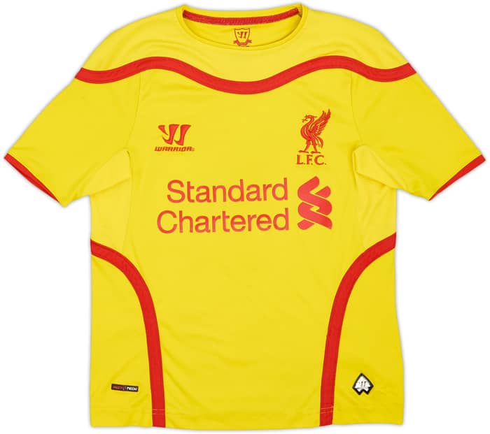 2014-15 Liverpool Away Shirt Gerrard #8 - 6/10 - (S.Boys)