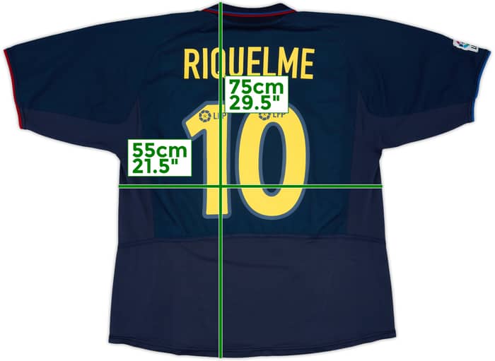 2002-03 Barcelona Away Shirt Riquelme #10 - 9/10 - (XL)