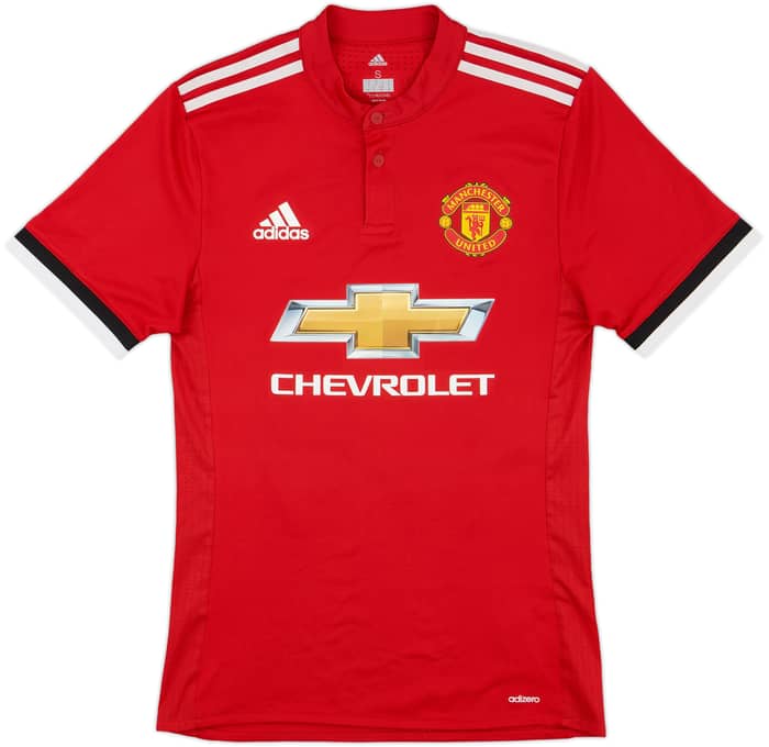 2017-18 Manchester United Authentic Home Shirt Lingard #14 - 10/10 - (S)