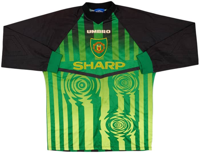 1997-98 Manchester United GK Shirt Schmeichel #1 - 7/10 - (L)