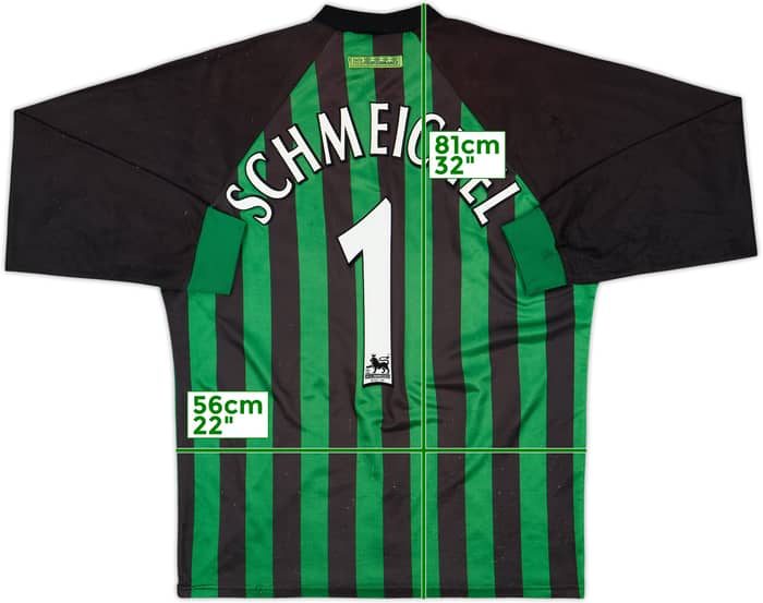 1997-98 Manchester United GK Shirt Schmeichel #1 - 7/10 - (L)