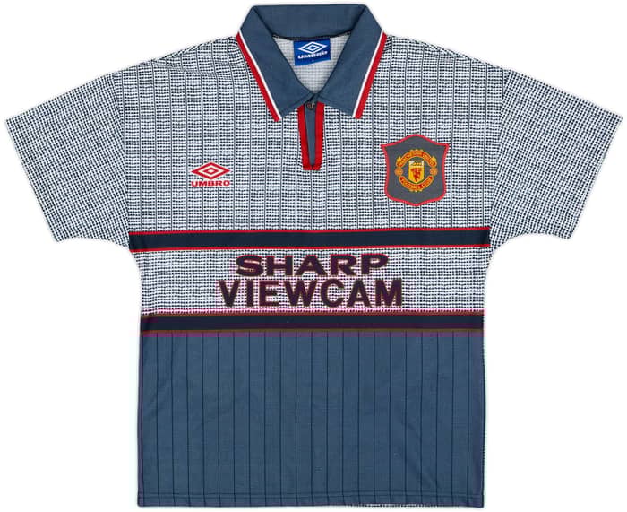 1995-96 Manchester United Away Shirt Cantona #7 - 9/10 - (Y)