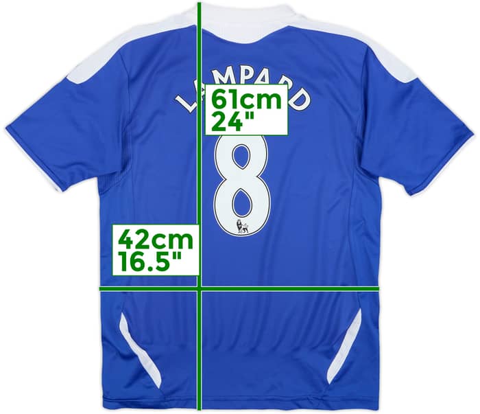 2011-12 Chelsea Home Shirt Lampard #8 - 9/10 - (M.Boys)