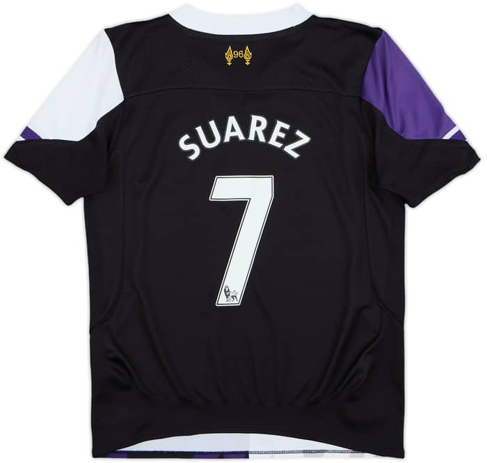 2013-14 Liverpool Third Shirt Suarez #7 - 5/10 - (S.Boys)