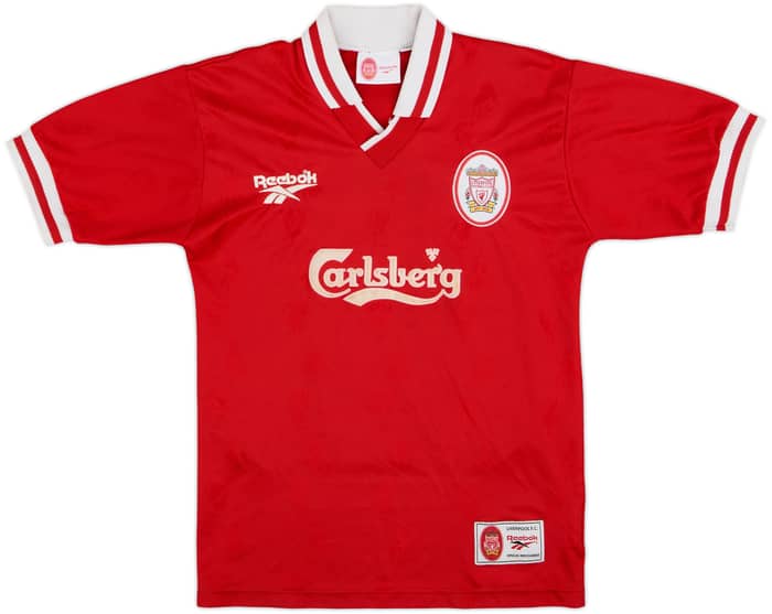 1996-98 Liverpool Home Shirt Fowler #9 - 8/10 - (Y)