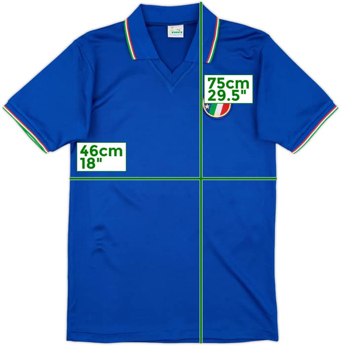 1986-88 Italy Home Shirt #15 - 6/10 - (M)