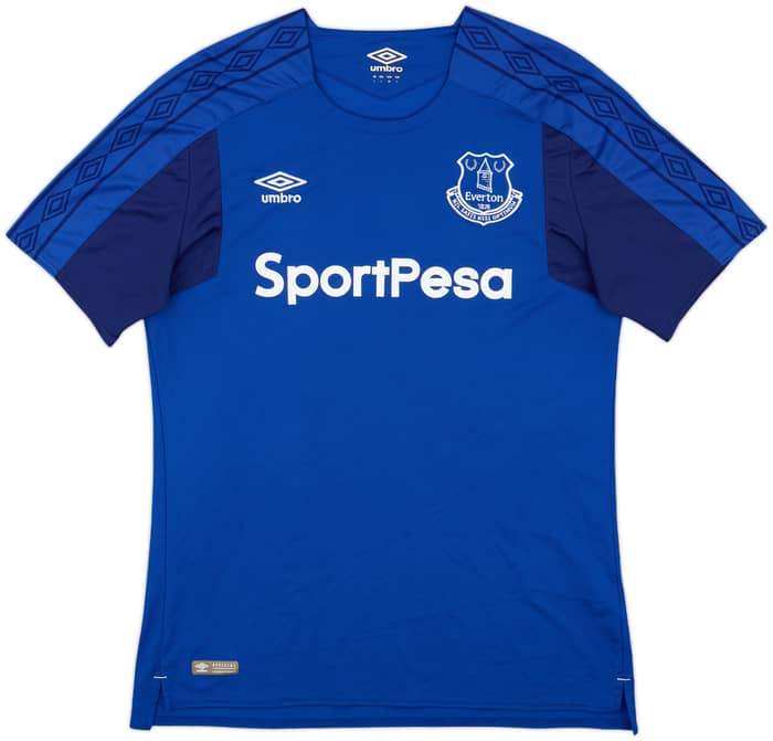 2017-18 Everton Home Shirt Baines #3 - 9/10 - (L)