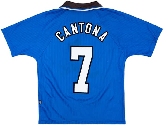 1996-98 Manchester United Third Shirt Cantona #7 - 7/10 - (Y)