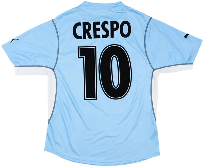 2001-02 Lazio Home Shirt Crespo #10 - 6/10 - (M)
