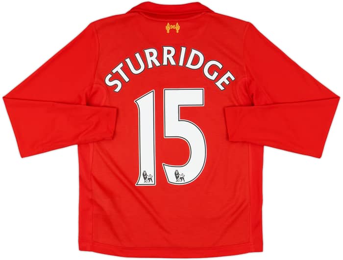 2012-13 Liverpool Home Shirt Sturridge #15 - 9/10 - (M.Boys)