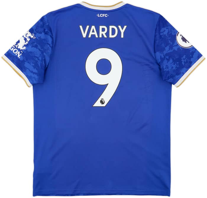 2021-22 Leicester Home Shirt Vardy #9 - 7/10 - (L)