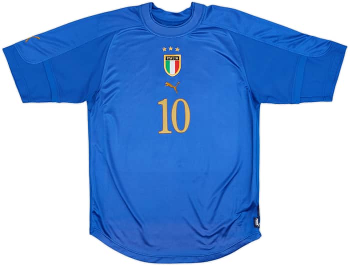 2004-06 Italy Home Shirt Baggio #10 - 8/10 - (L)