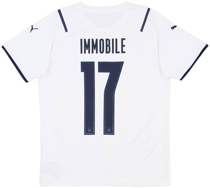 2020-21 Italy Away Shirt Immobile #17 - 9/10 - (M)