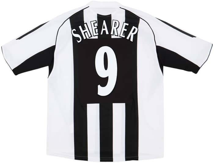 2005-07 Newcastle Home Shirt Shearer #9 - 10/10 - (L)