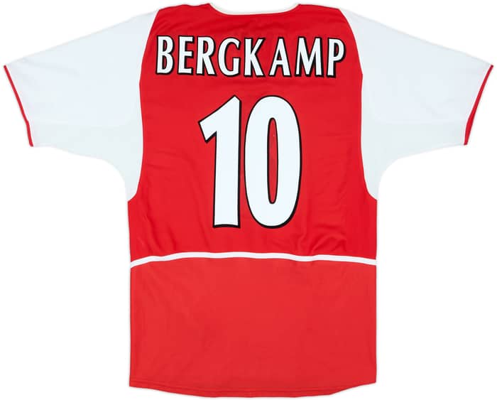 2002-04 Arsenal Home Shirt Bergkamp #10 - 5/10 - (S)