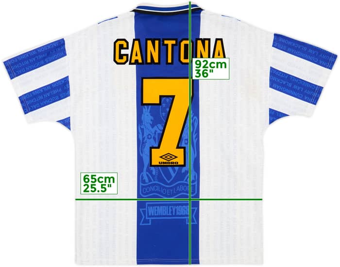 1994-96 Manchester United Third Shirt Cantona #7 - 9/10 - (L)