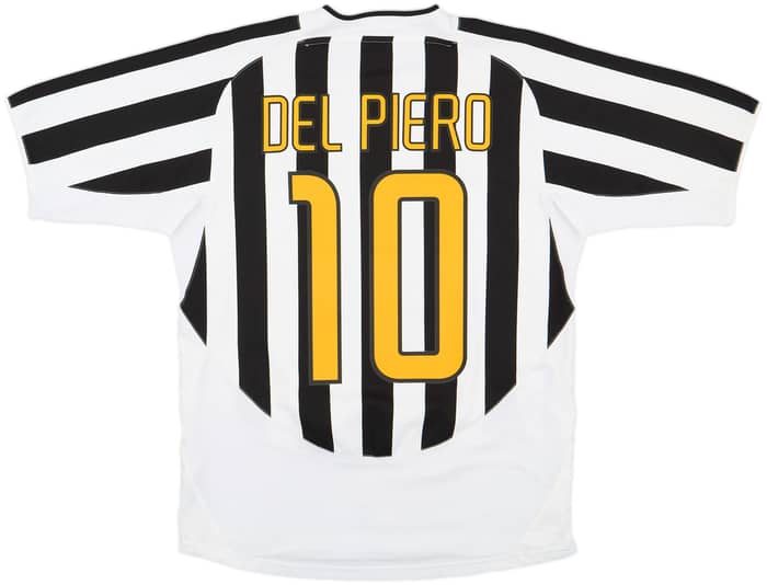 2003-04 Juventus Home Shirt Del Piero #10 - 8/10 - (M)