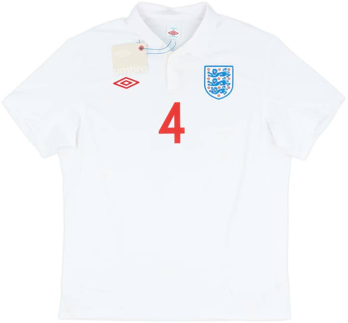 2009-10 England Home Shirt Gerrard #4 (XL)