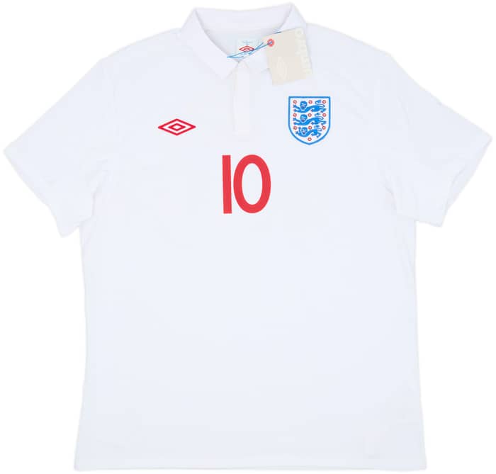 2009-10 England Home Shirt Rooney #10 (XL)