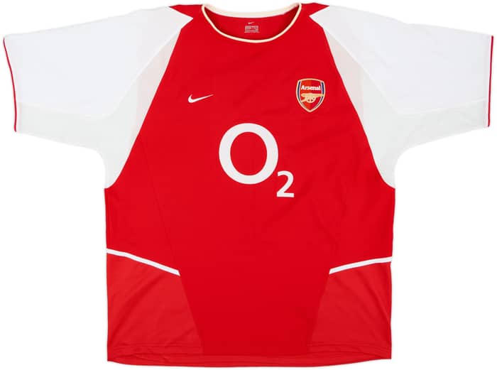 2002-04 Arsenal Home Shirt Bergkamp #10 - 8/10 - (XXL)