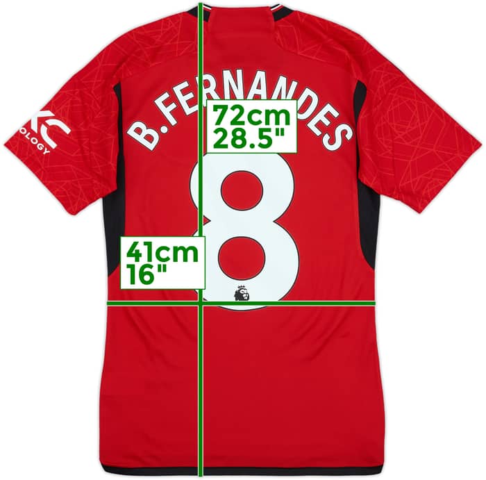 2023-24 Manchester United Home Shirt B.Fernandes #8 (XS)