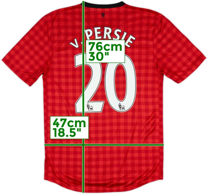 2012-13 Manchester United Home Shirt V.Persie #20 - 6/10 - (S)