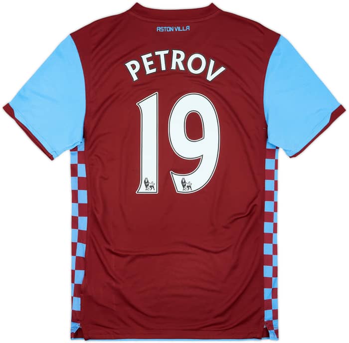 2010-11 Aston Villa Home Shirt Petrov #19 - 7/10 - (M)