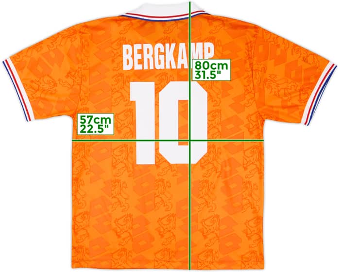 1994 Netherlands Home Shirt Bergkamp #10 - 9/10 - (XL)