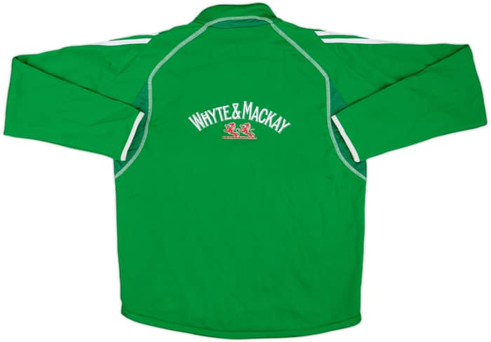 2007-08 Hibernian Le Coq Sportif 1/4 Zip Drill Top - 9/10 - (XL)