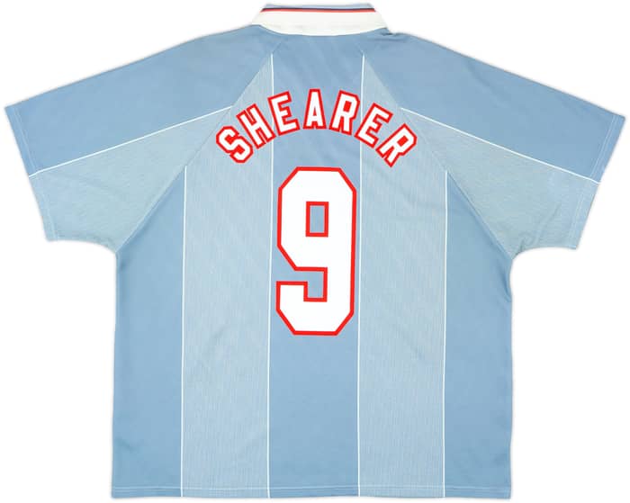1996-97 England Away Shirt Shearer #9 - 9/10 - (XXL)