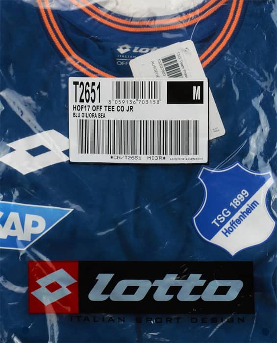 2017-18 TSG Hoffenheim Lotto Training Tee (M.Kids)