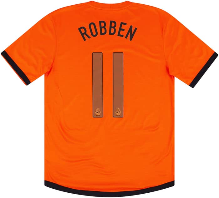 2012-13 Netherlands Home Shirt Robben #11 - 6/10 - (S)