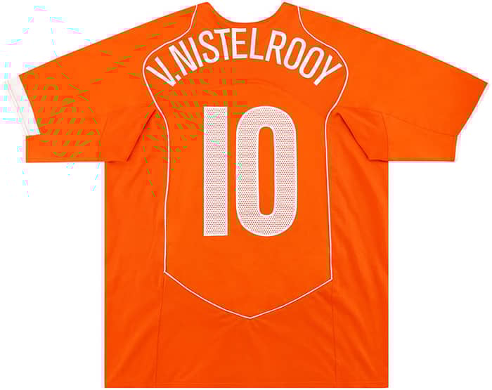 2004-06 Netherlands Home Shirt V.Nistelrooy #10 - 8/10