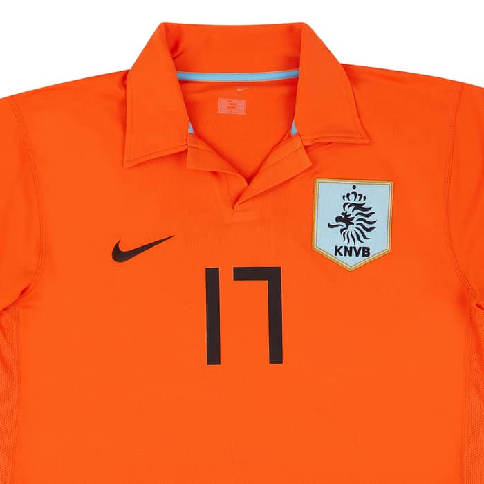 2006-08 Netherlands Home Shirt v.Persie #17 - 7/10
