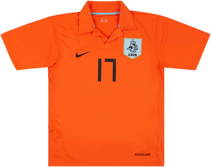 2006-08 Netherlands Home Shirt v.Persie #17 - 7/10