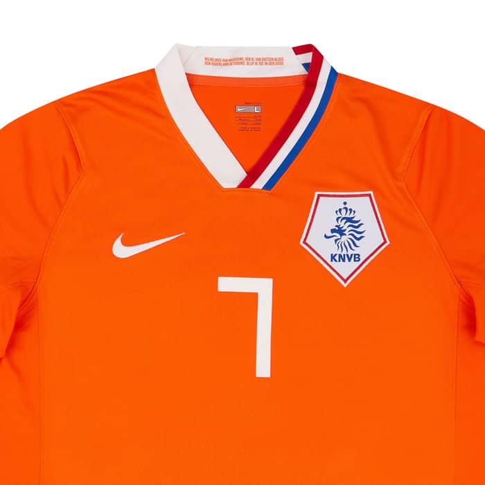 2008-10 Netherlands Home Shirt V.Persie #7 - 7/10