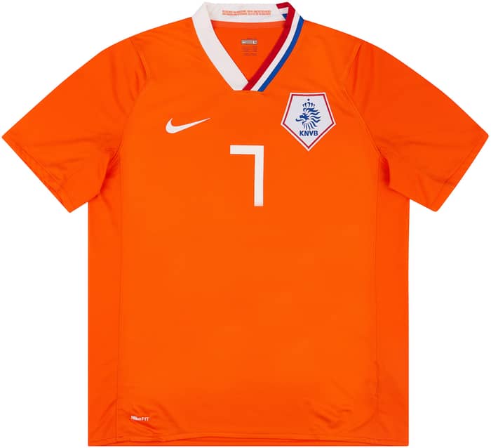 2008-10 Netherlands Home Shirt V.Persie #7 - 7/10