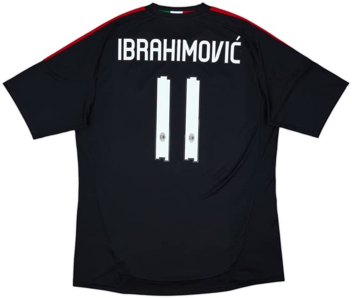 2010-11 AC Milan Third Shirt Ibrahimovic #11 - 7/10 - (XL)