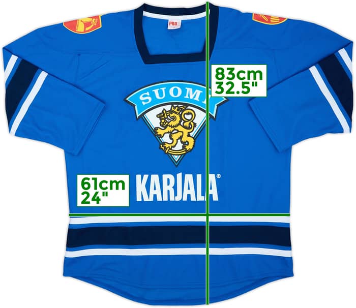 2000s Finland National Hockey Team #14 Away Jersey - 7/10 - (XL)