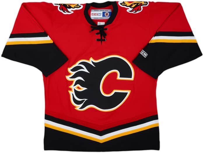 2003-07 Calgary Flames CCM Home Jersey - 5/10 - (M)