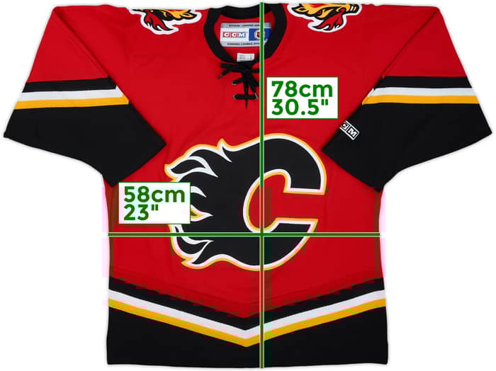 2003-07 Calgary Flames CCM Home Jersey - 5/10 - (M)