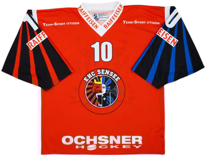 2000-02 EHC Sensee #10 Ochsner Hockey Home Jersey - 7/10 - (XL)