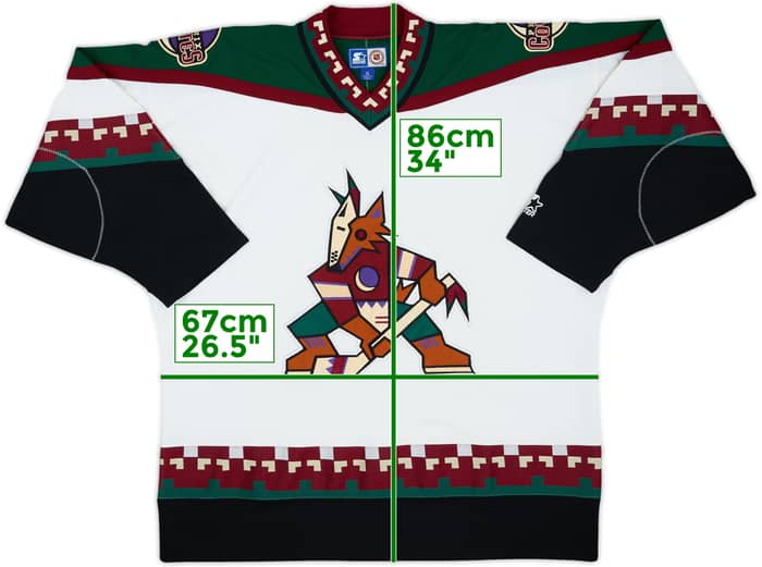 1996-99 Phoenix Coyotes Starter Home Jersey - 8/10 - (XL)