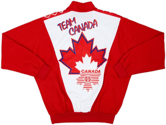 1991 Team Canada Ice Hockey World Championships Tackla 1/2 Zip Jacket - 9/10 - (L)