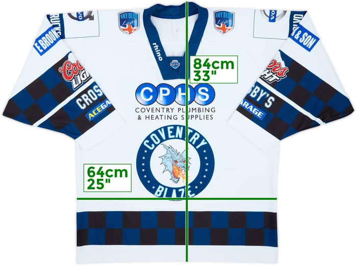 2010-11 Coventry Blaze Fulghum #27 Rhino Away Jersey - 9/10 - (XXL)