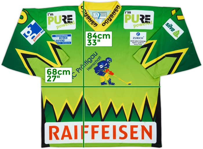 2010s HC Prattigau-Herrschaft #69 Ochsner Hockey Home Jersey - 6/10 - (XL)