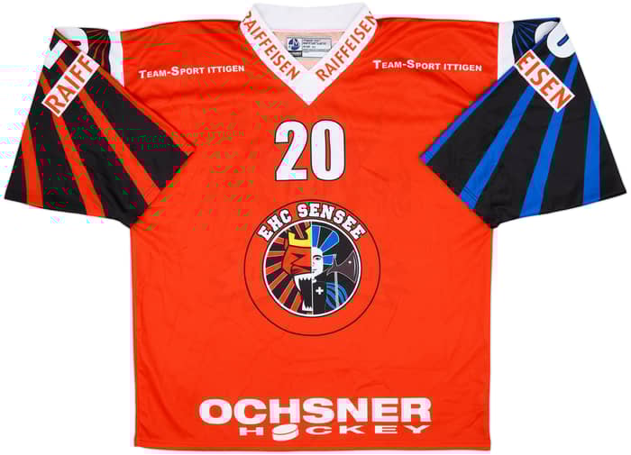 2000-02 EHC Sensee #20 Ochsner Hockey Home Jersey - 8/10 - (XL)