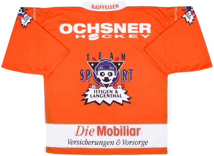 2000-01 EHC Bosingen-Kriechenwil #18 Ochsner Hockey Home Jersey - 9/10 - (XL)