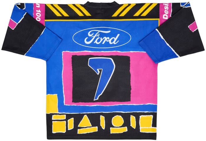 1996-97 EV Zug Kessler #7 Hummel Home Jersey - 5/10 - (XL)